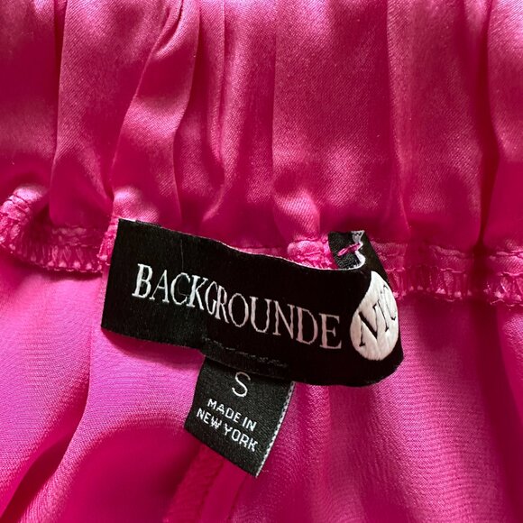 BACKGROUNDE NYC Logan Silk Charmeuse Joggers - Picture 2 of 3